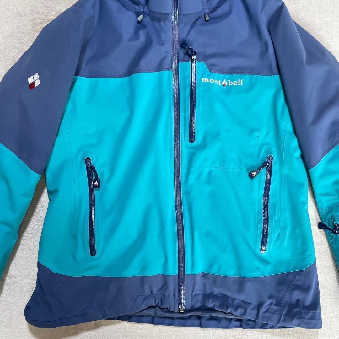モンベル　スキーウェア　中綿ジャケット　マウンテンパーカー　2way M