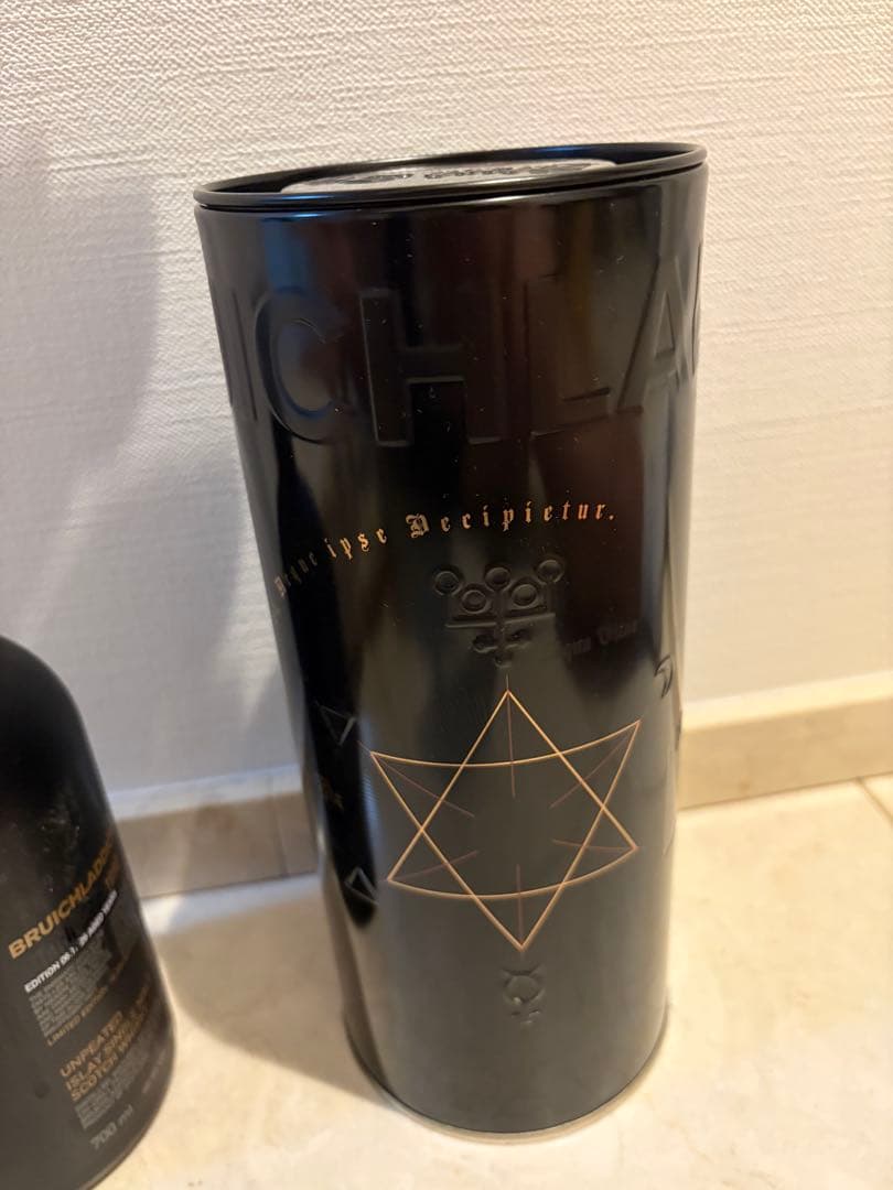 ブルイックラディ ブラックアート 1990 エディション 空瓶　空箱