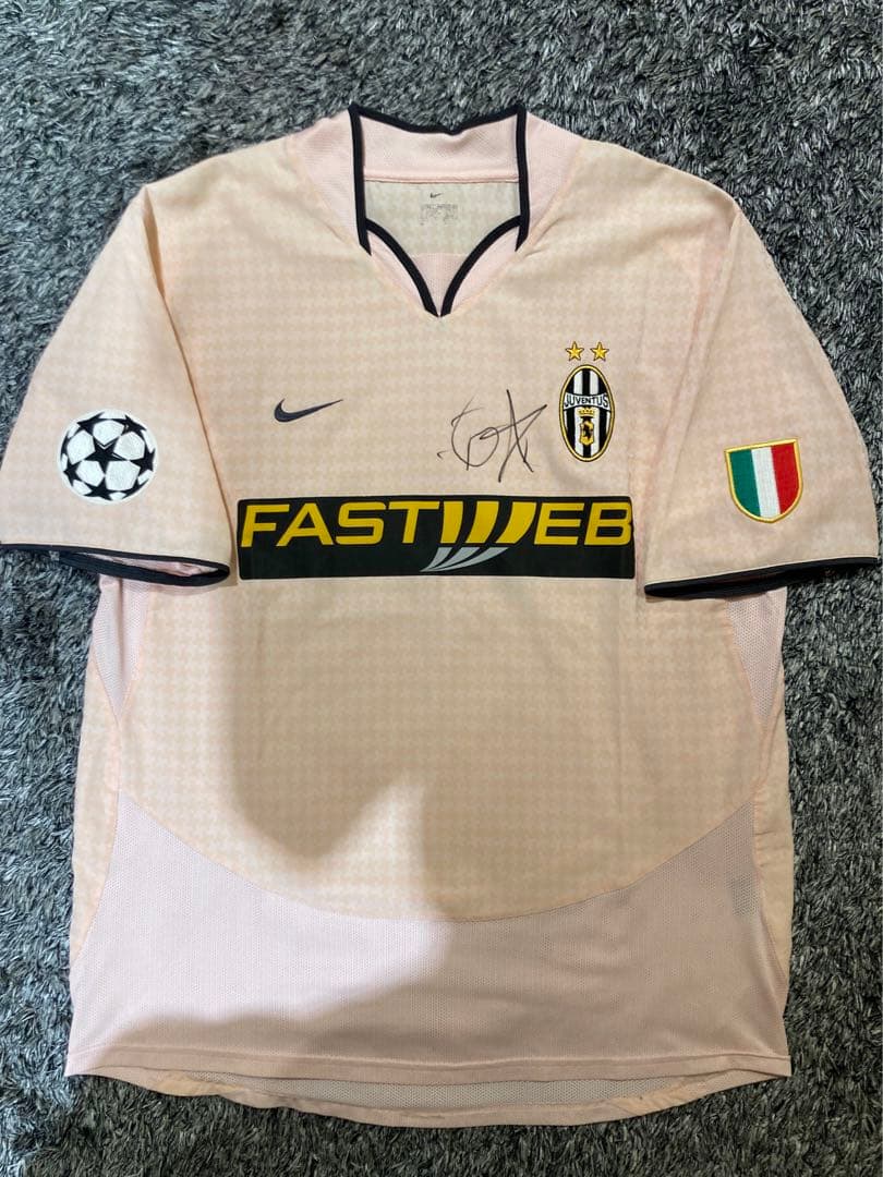 エドガー・ダービッツ　直筆サインユニフォーム　Juventus2003-2004