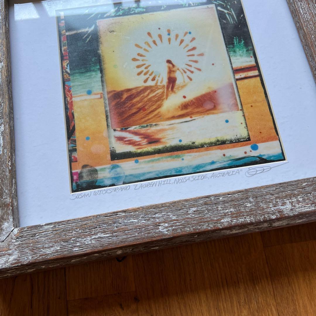 【wtw インテリア】 フレーム+アート作品/シェビーシック