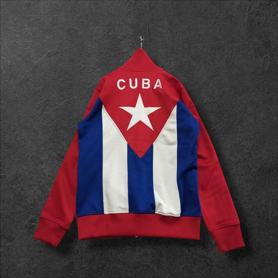 ★人気　アディダス　ジャージ　トラックジャケット　刺繍ロゴ　キューバ　M