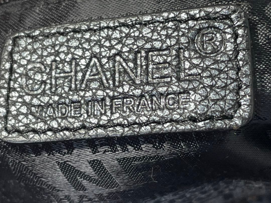 シャネル CHANEL トートバッグ チョコバーハン ドバッグ キャビアスキン