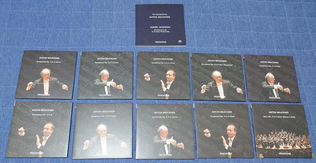【廃盤・希少盤SACD】ブルックナー 交響曲全集 ヤノフスキ指揮 10枚組