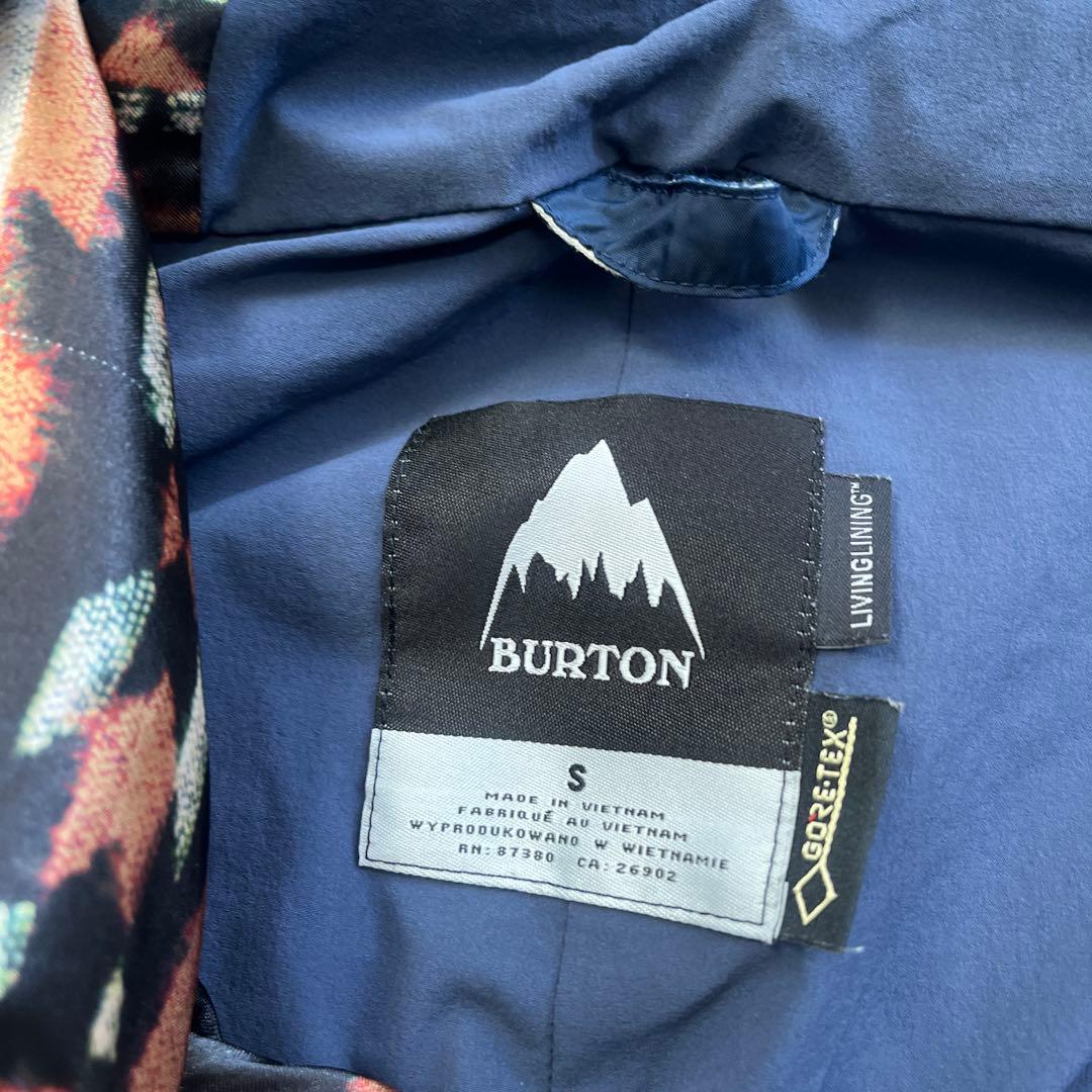 バートン ゴアテックス ビブパンツ スノボウェア つなぎ ブルー　S レディース