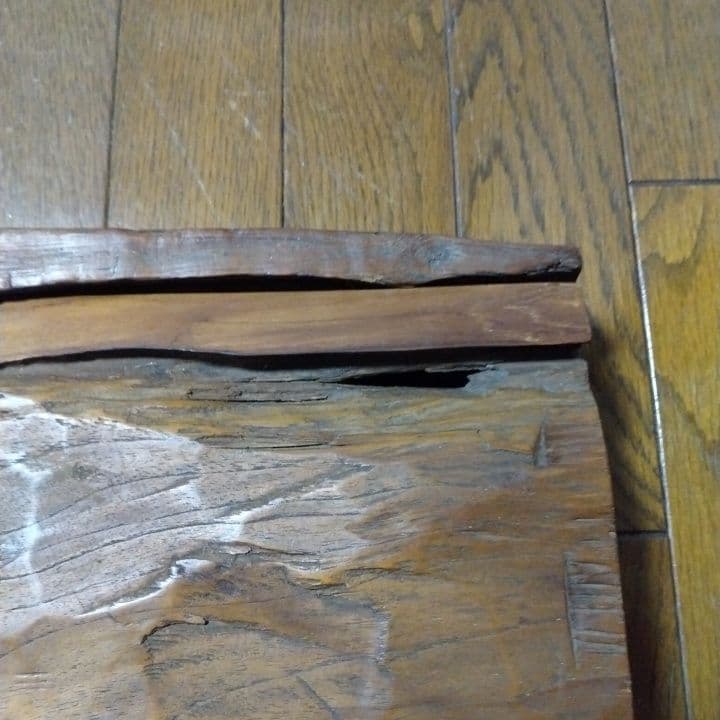 インドネシア古木製 物入れ