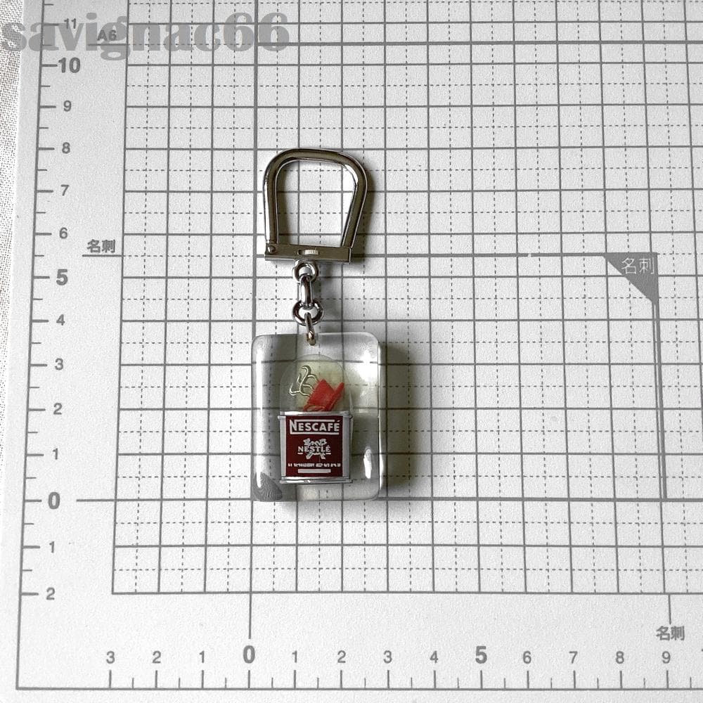 60s フレンチキーホルダー ブルボン NESTLE ネスカフェ 湯気 カップ