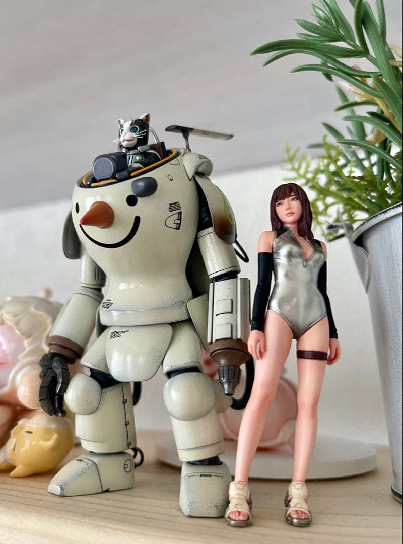 マシーネンクリーガー　ファイアボールにゃふスノウマン&レジンフィギュア完成品