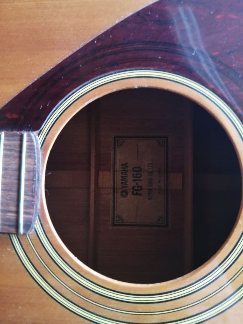 YAMAHA　FG160　70年代ヤマハグリーンラベルソフトケース付