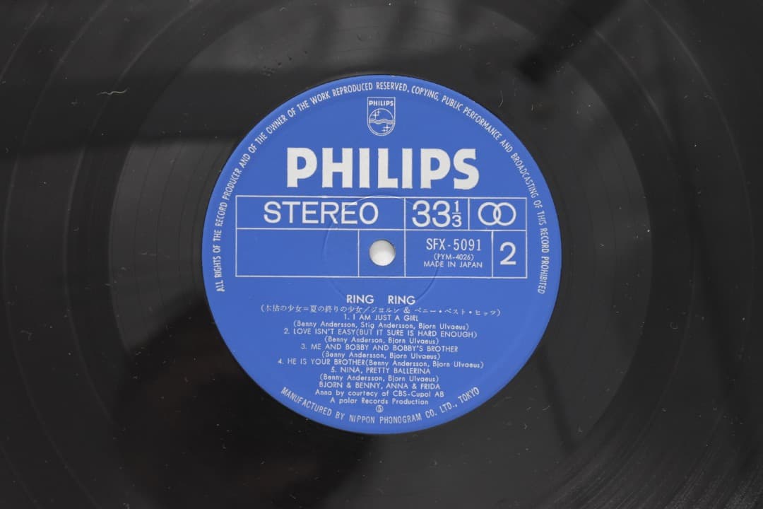 ABBA <夏の終わりの少女/Ring Ring> LPレコード