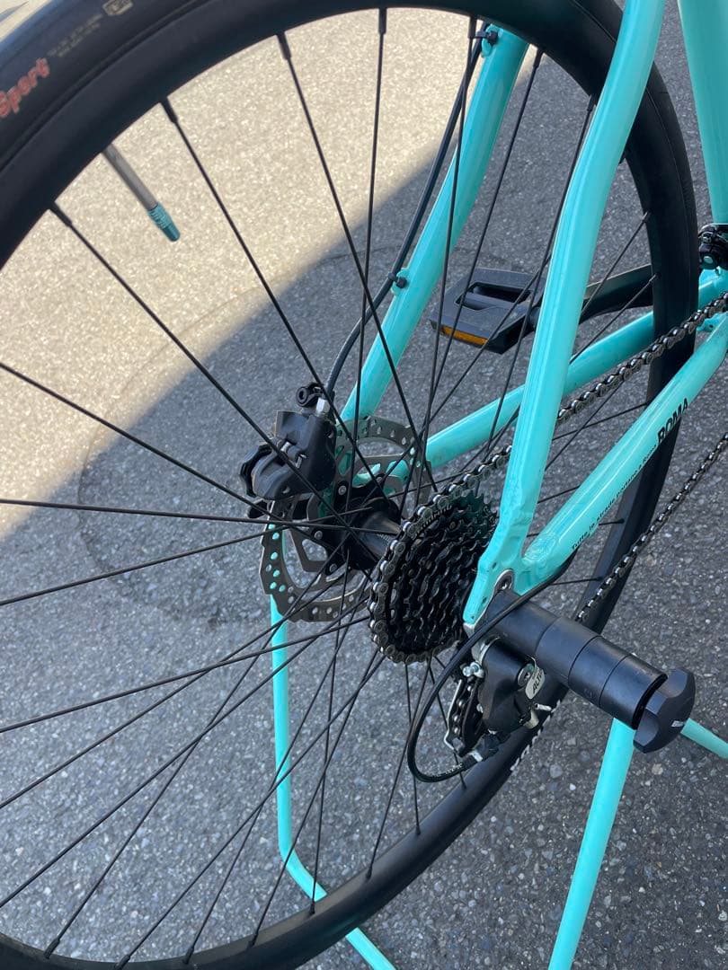 最終値下げ　Bianchi ROMA3 50サイズ　ディスクブレーキ　ライト付