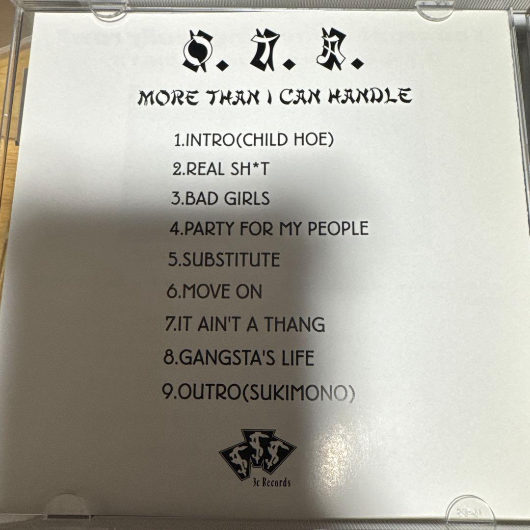 洋楽 G-RAP MORE THAN I CAN HANDLE O.T.A.