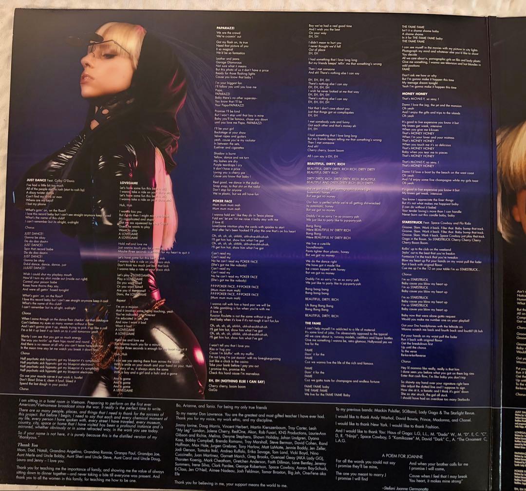 【美品】Lady Gaga「The Fame」LP レコード 輸入盤