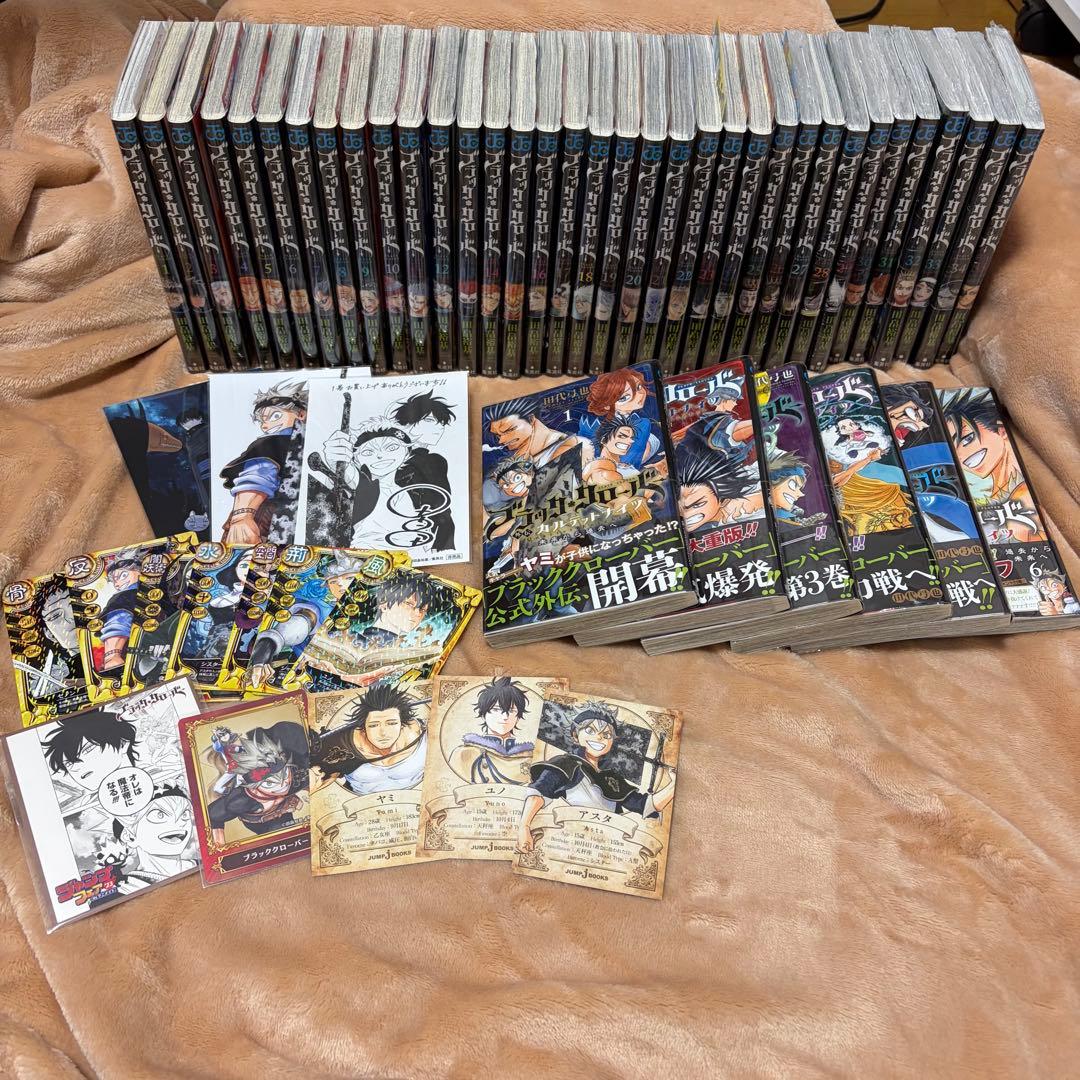 ブラッククローバー 全巻 初版 帯付き 特典付き 1～35巻 ＋おまけ6冊