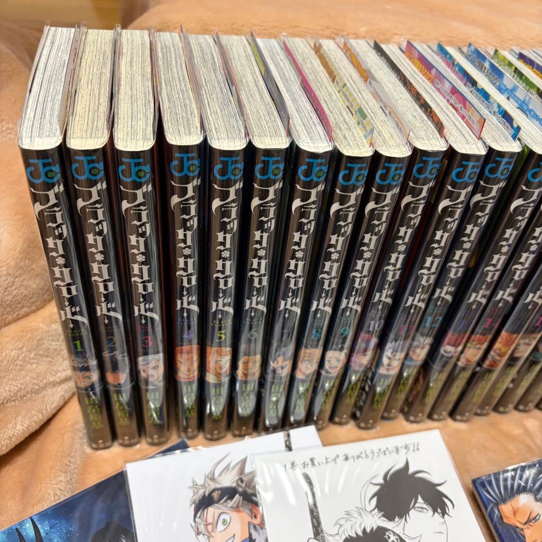 ブラッククローバー 全巻 初版 帯付き 特典付き 1～35巻 ＋おまけ6冊