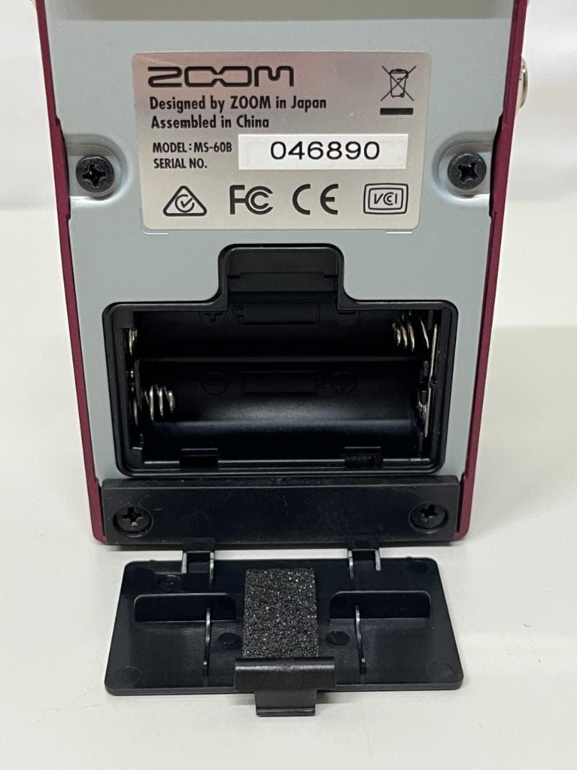 ◆ZOOM MULTISTOMP MS-60B ベースエフェクター 09105