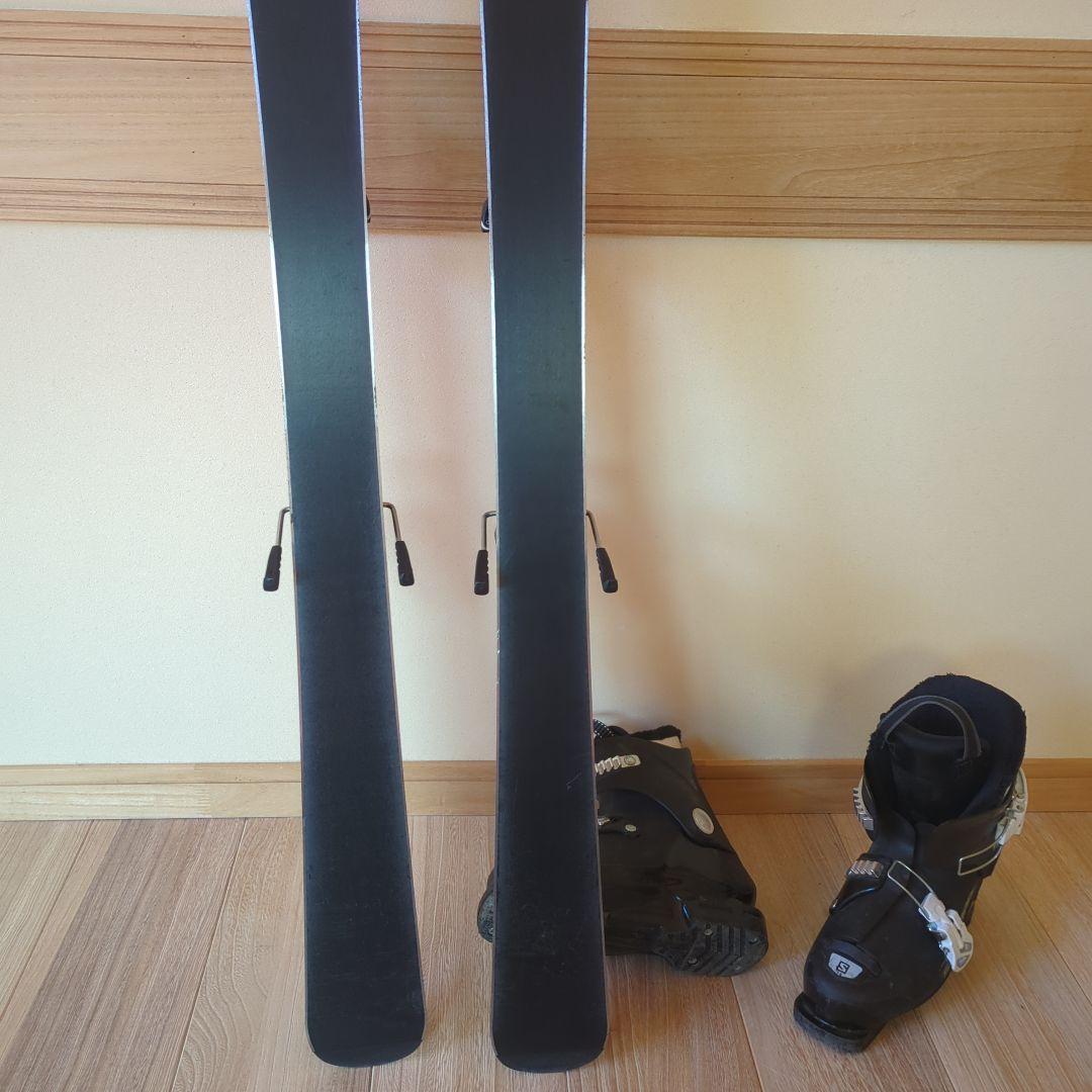 子ども用　スキー セット　(ブーツ∶Salomon、板∶elan)