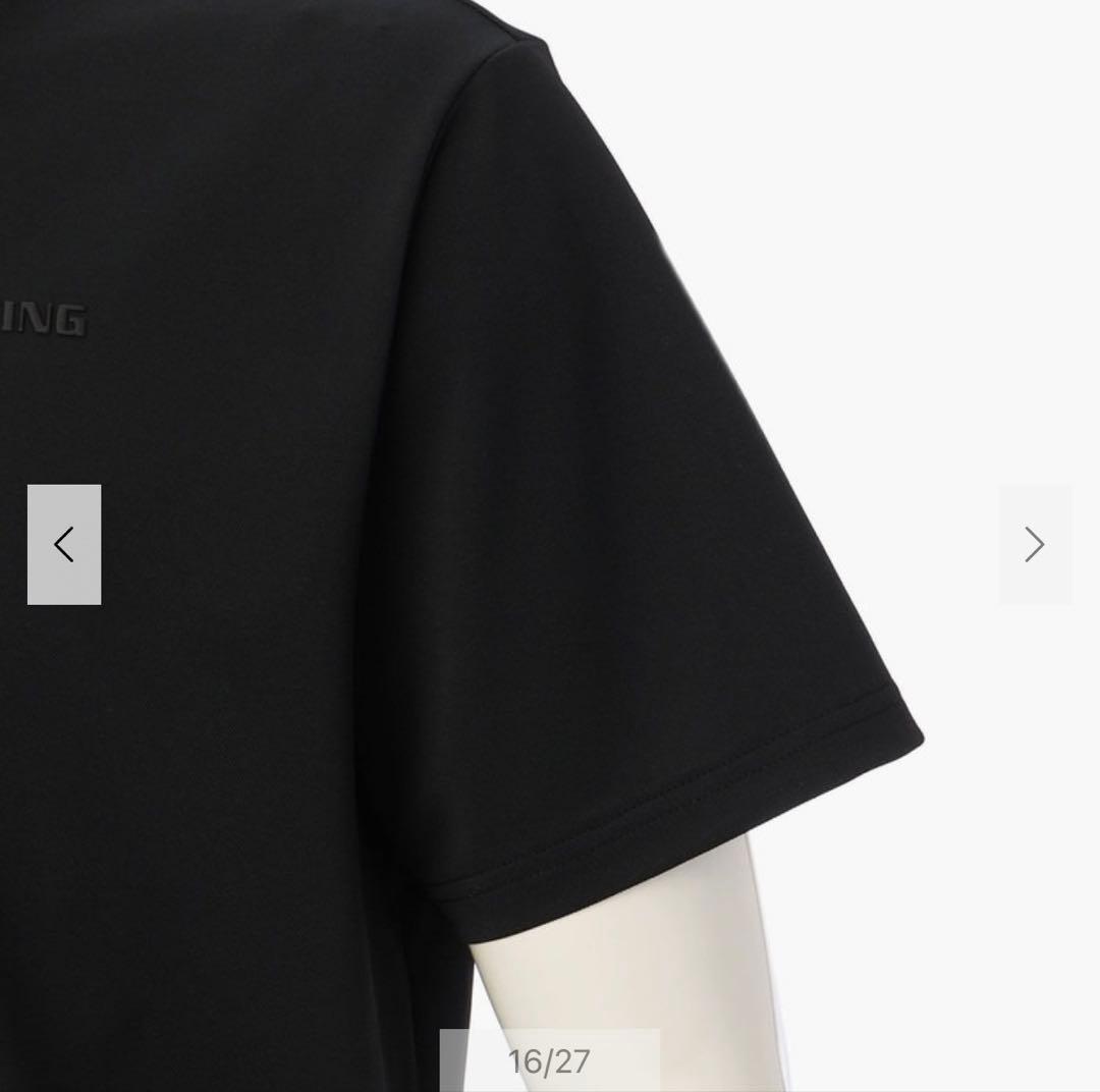 【新品・タグ付き】BRIEFING メンズ モックネック ブラック 黒 L 無地