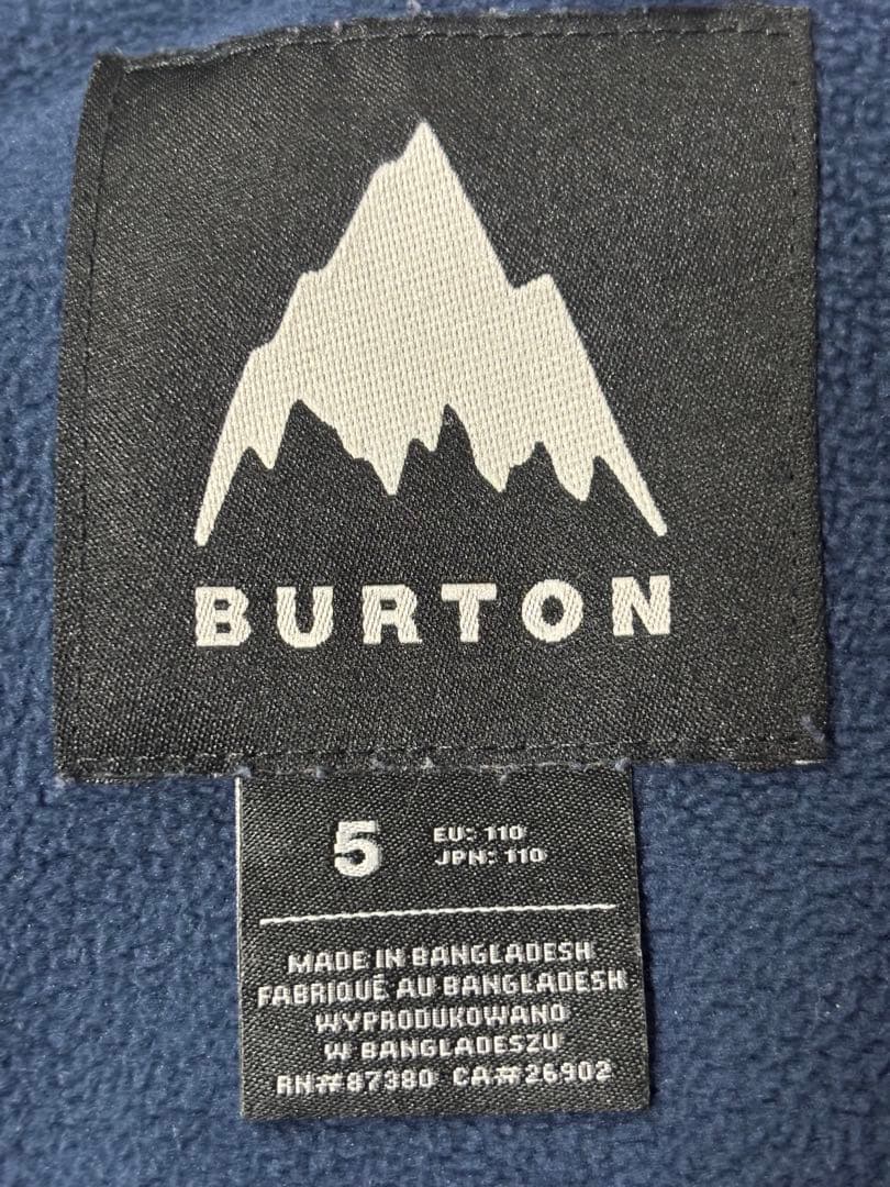 バートン　110 120スノーボードウェア　子供　キッズ BURTON ビブ
