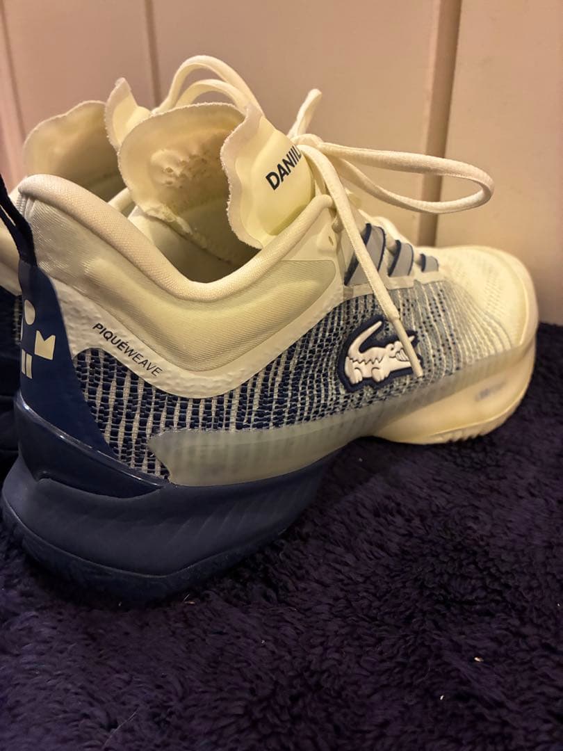 LACOSTE AGLT23 ULTRA テニスシューズ 黄色27 YONEX