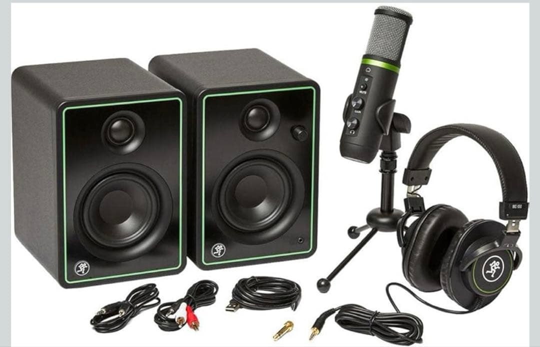 新品 MACKIE USBマイク モニタースピーカーCreator Bundle