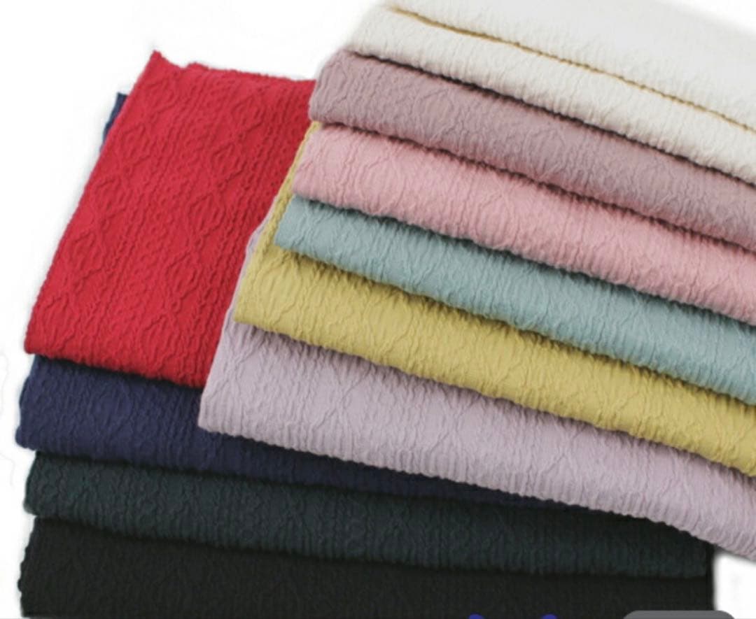 アラン風ニット生地