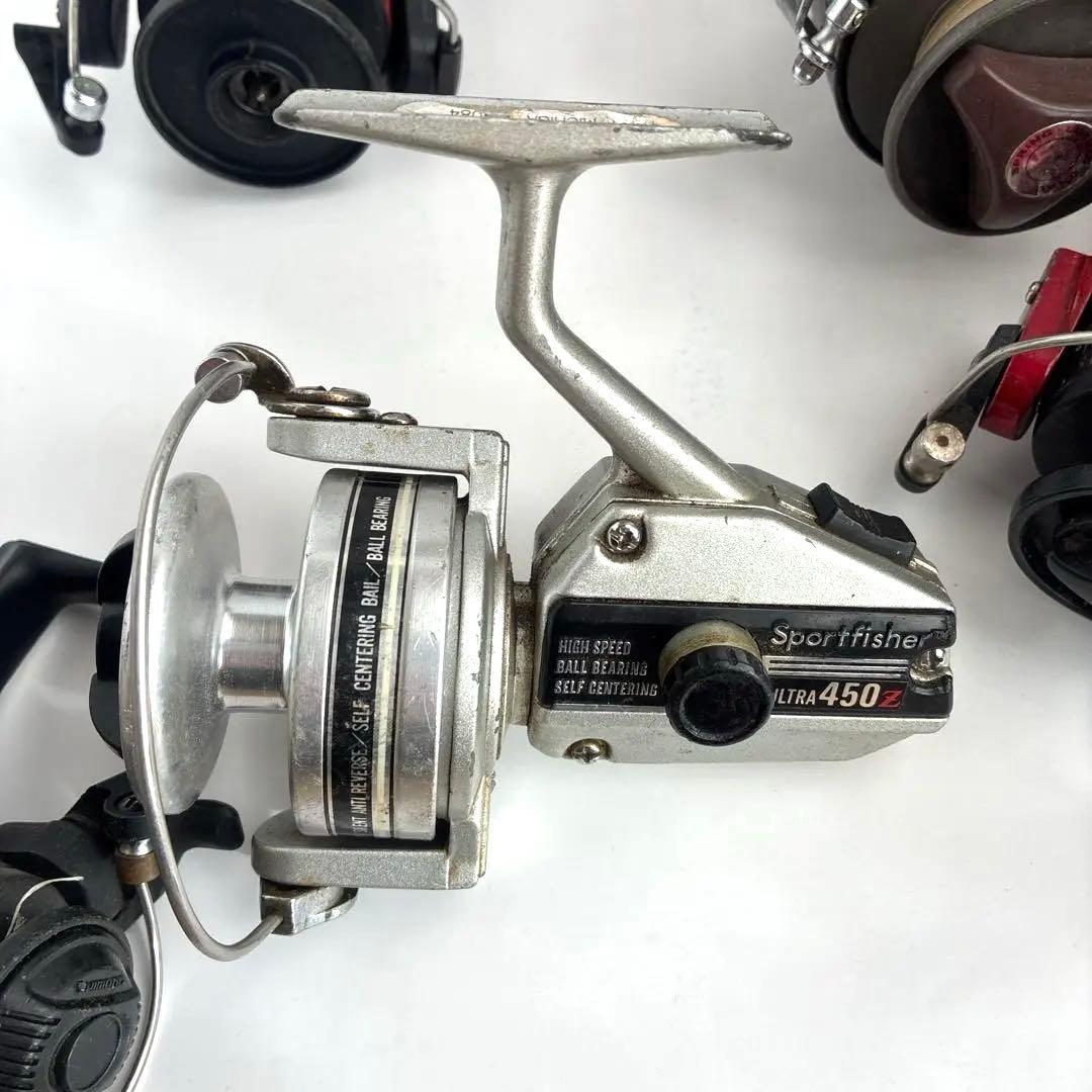 【まとめ】スピニングリール 7点 動作品 故障 部品欠損品 混じり