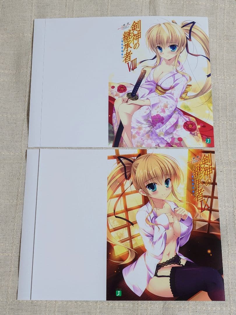 剣神の継承者　特典ブックカバー　11枚セット
