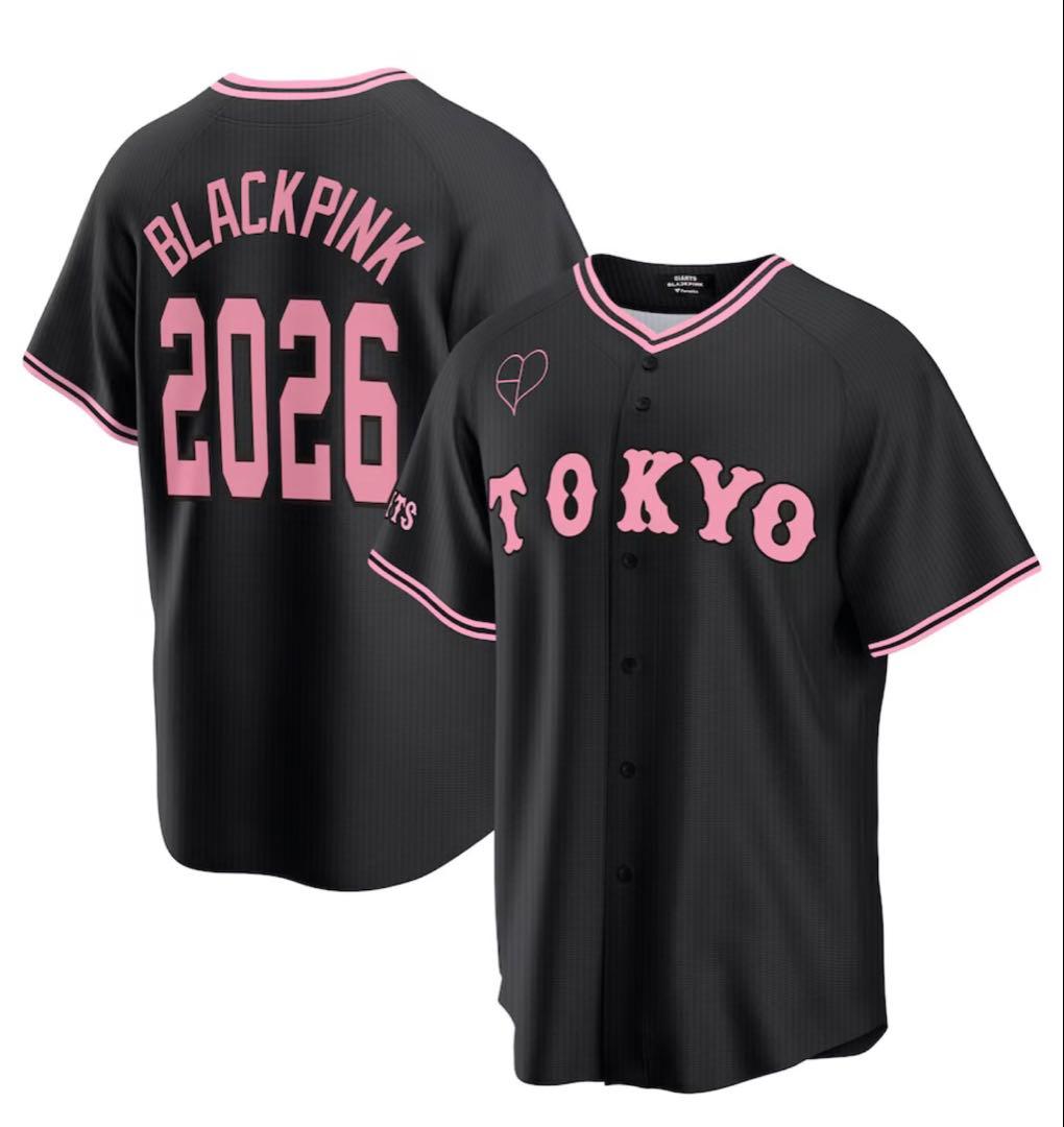 読売ジャイアンツ×BLACKPINK ブラック ユニフォーム S