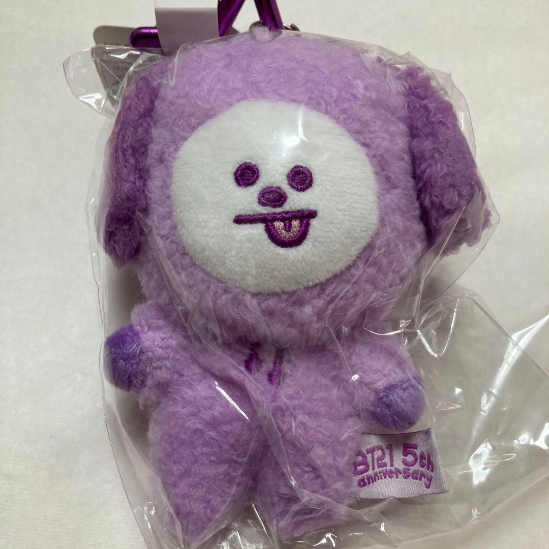 BT21 CHIMMY 5周年 レインボーカラーマスコット　７点セット　チミー
