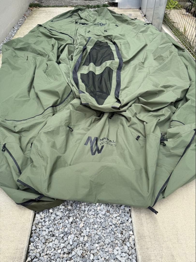 MINIMAL WORKS シェルターGH オリーブ ベスティビュールセット