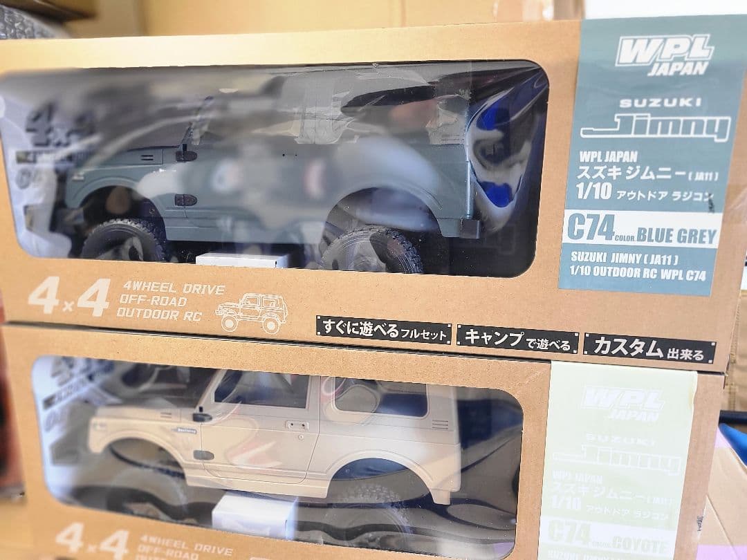 【新品】スズキ ジムニー 1/10 オフロードRC コヨーテ＆グレー WPL