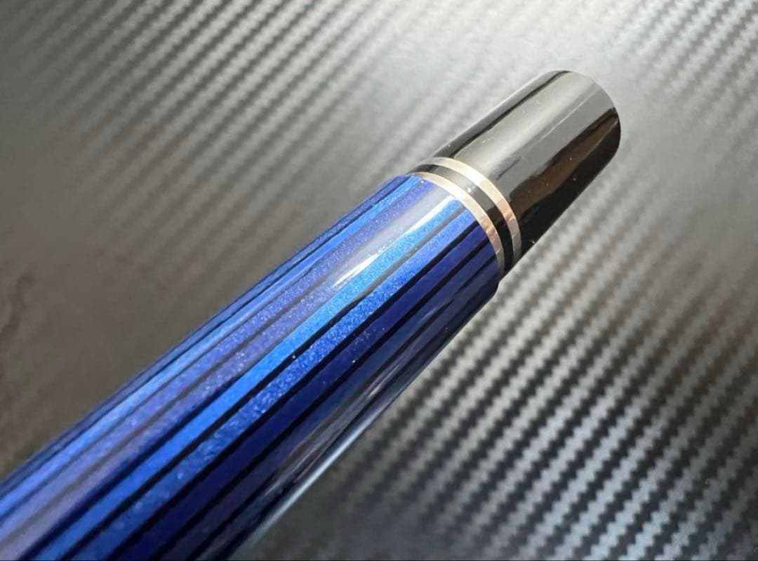 ペリカン スーべレーン M405 青縞 ブルー 万年筆 M 中字