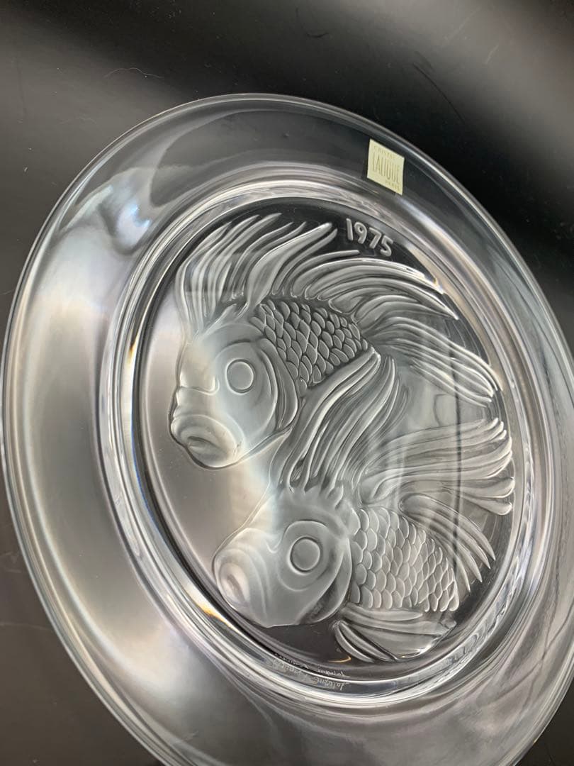 希少！ ラリック Lalique 1975  イヤープレート