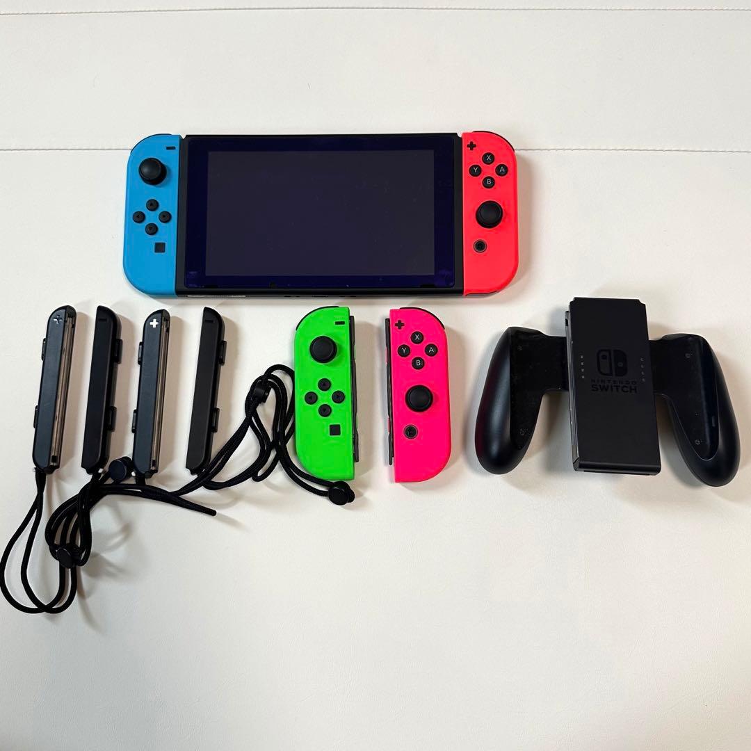 Nintendo Switch 本体＋付属品＋ソフト5つ