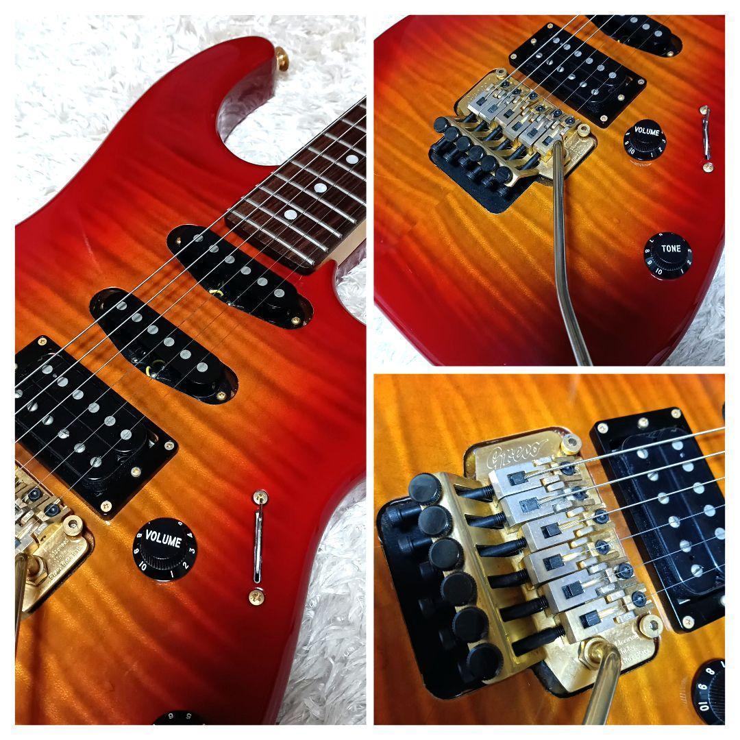 良品　Greco GP-550　グレコ　フロイドローズ　エレキギター　ストラト