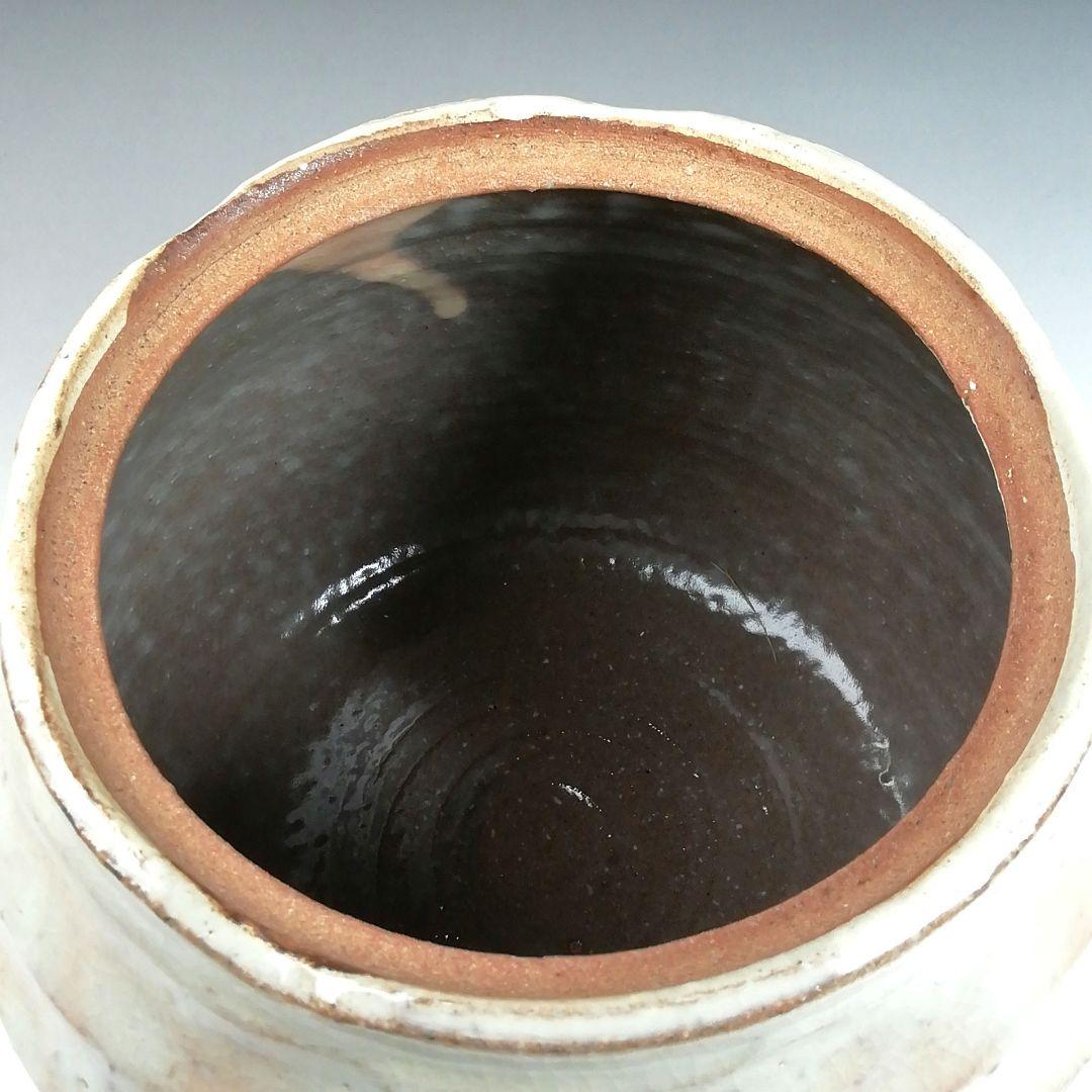 Ｗ２３３　水指　『萩焼』『都野栖雲 作』　共箱　茶道具