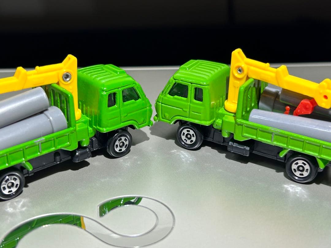トミカ　はたらく車　緑系　１５台まとめて