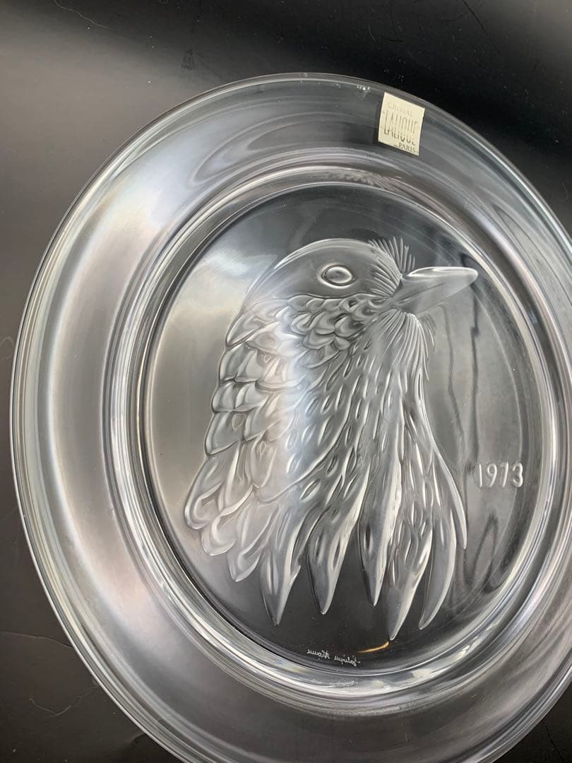 ラリック Lalique イヤープレート 1973  ルネラリック