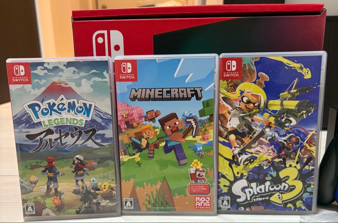 Nintendo Switch 本体 Joy-Con 3色 ゲームソフト付き
