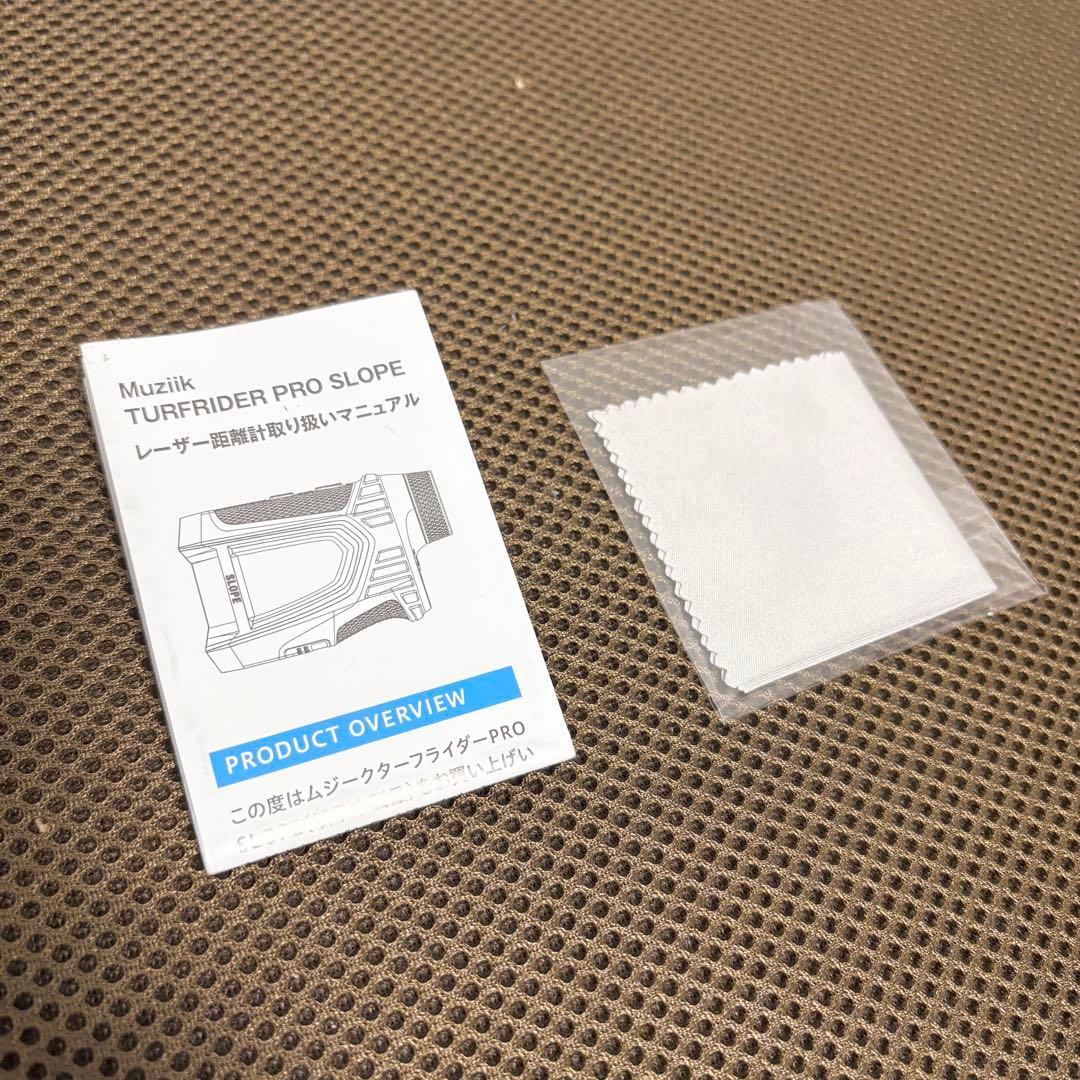 ムジーク　ターフライダーPro ゴルフ　距離計　専用ケース付　防水