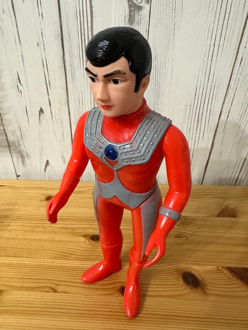 ウルトラマンタロウ ソフビ 面取れ ブルマァク 当時物
