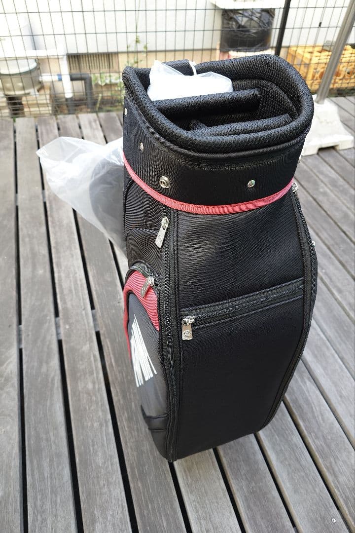 HONMA ブラック/レッド キャディバッグ　ゴルフ　バック