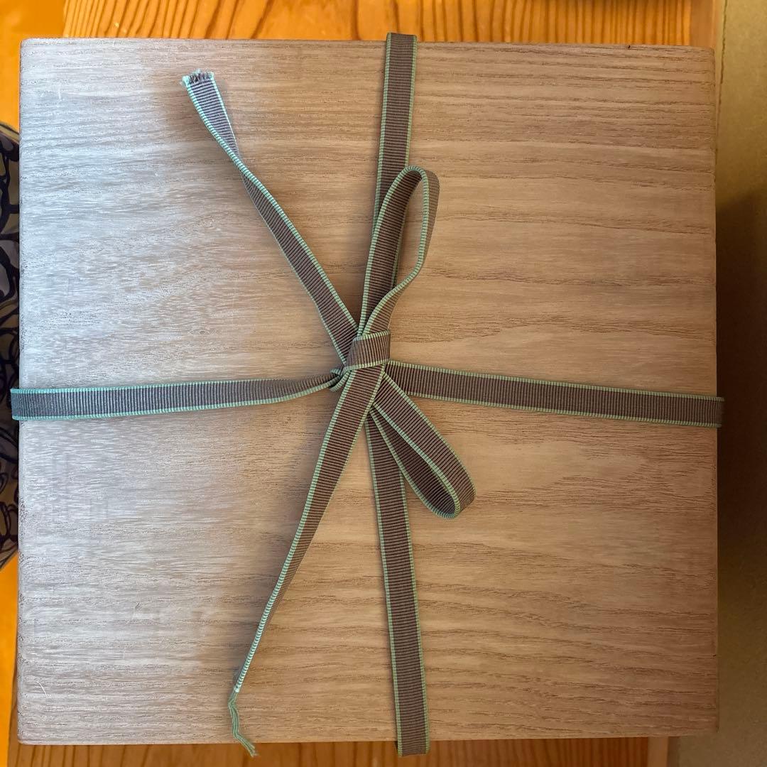 オランダ平水指 割蓋付き