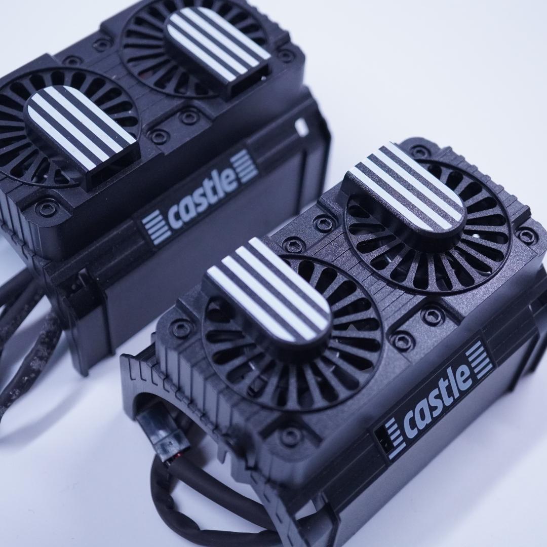 Castleキャッスル　冷却　2028モーター用　ツインクーラーファン