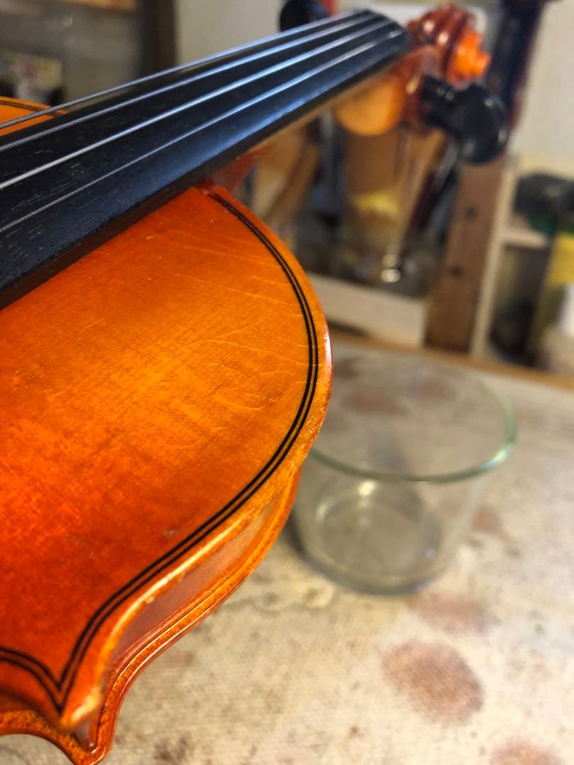 【駒&魂柱調整済】Suzuki分数バイオリンNo280 1/16 1989