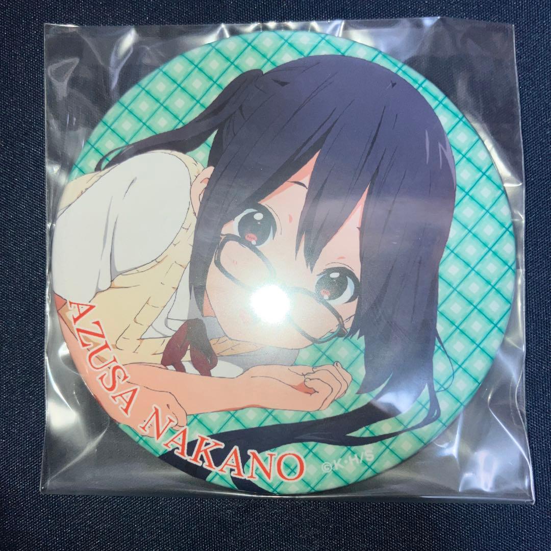 けいおん 缶バッジ TBS限定 中野あずさ 新品 未開封