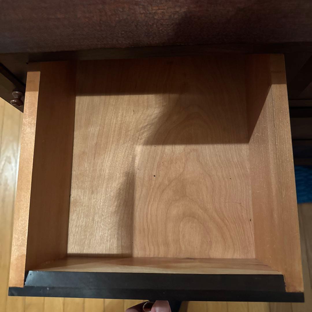 ナ*)様 松本民芸家具 ライティングビューロー 引き出し付き チェスト 薄型