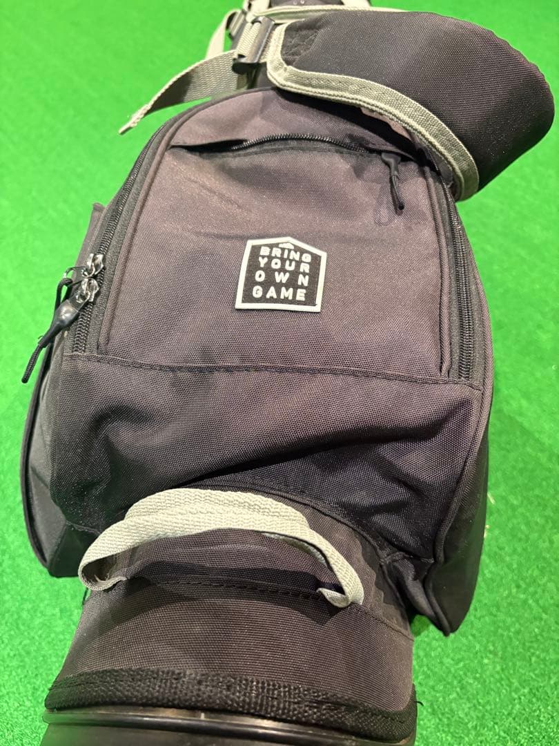 アディダス　ゴルフバッグ スタンド付き　ブラック