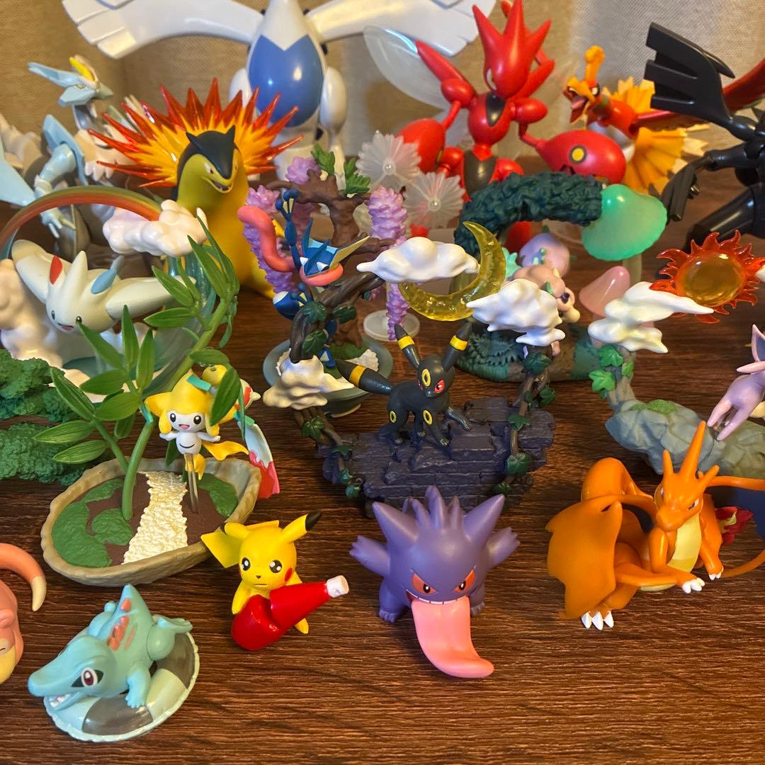 ポケモン フィギュア まとめ売り リーメント ブラッキー エーフィ ピカチュウ