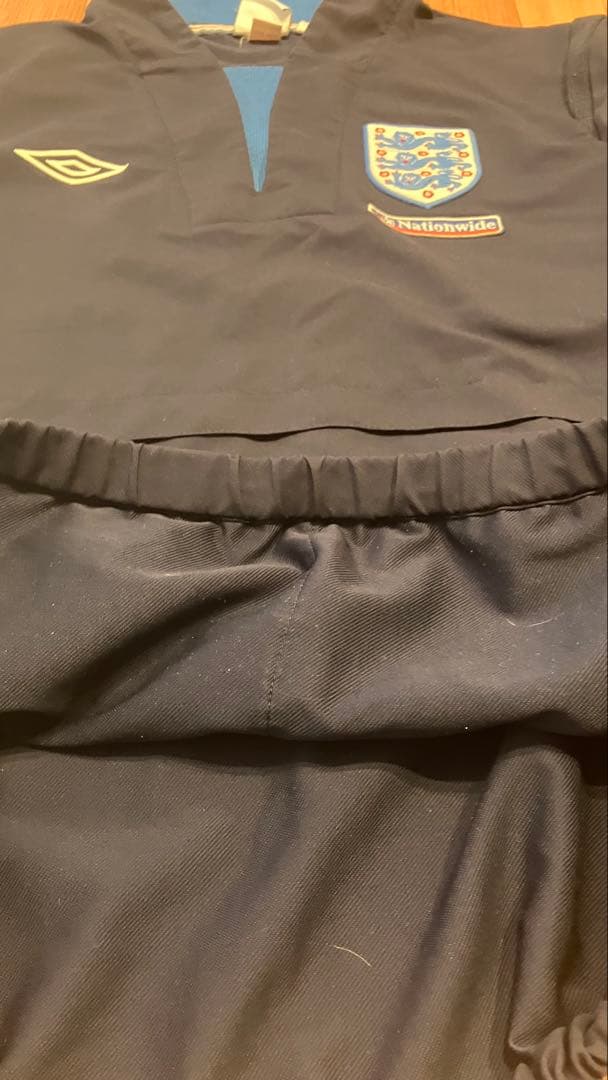 イングランド代表 UMBRO プルオーバードリルトップ古着　XL アンブロ